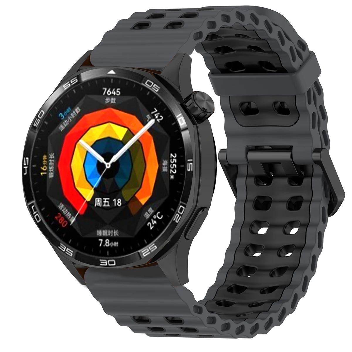 

24 мм Зовнішній Дихаючий Спортивний Силіконовий Ремінець Для Suunto 7/ 9 /D5 Spartan Wrist HR Baro Запасні Ремінці для Смарт-годинника 24mm