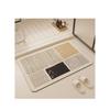 Kieselgur Fußmatte Einfache Haushalts-Badezimmer Anti-Rutsch-Matte Badezimmertür Wasseraufnahme Schnelltrocknend Verschleißfest Fußmatte