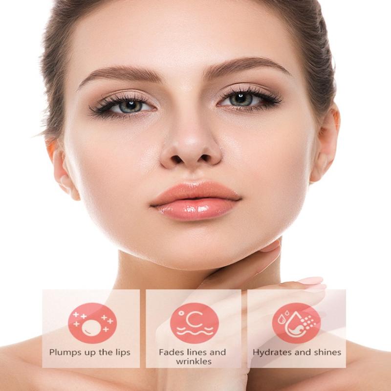 Lucidalabbra Fruttato Lucido e Acquoso Gel Trasparente per Labbra Lucidalabbra Idratante per Labbra Trucco Labbra Donna