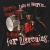 NCIS Mens Thanks for Listening T-Shirt