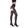 Women'S Gothic Fishnet Tights Lace Stockings Elastic Jacquard Hollow Out Pantyhose Leggings