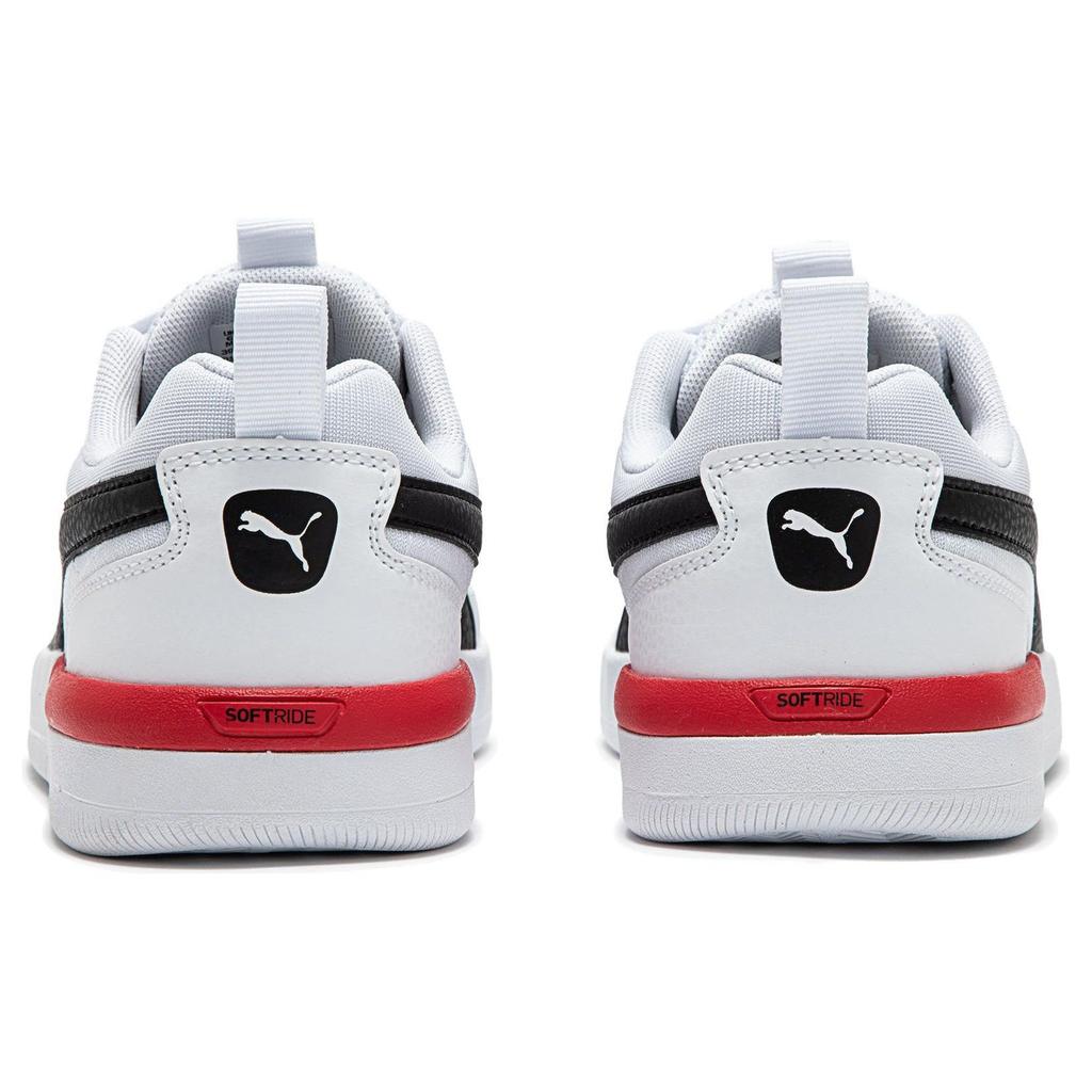 Puma Softride Archer Durable Low-Top Skate Shoes Unisex Skate Shoes White Black Red 391517-02