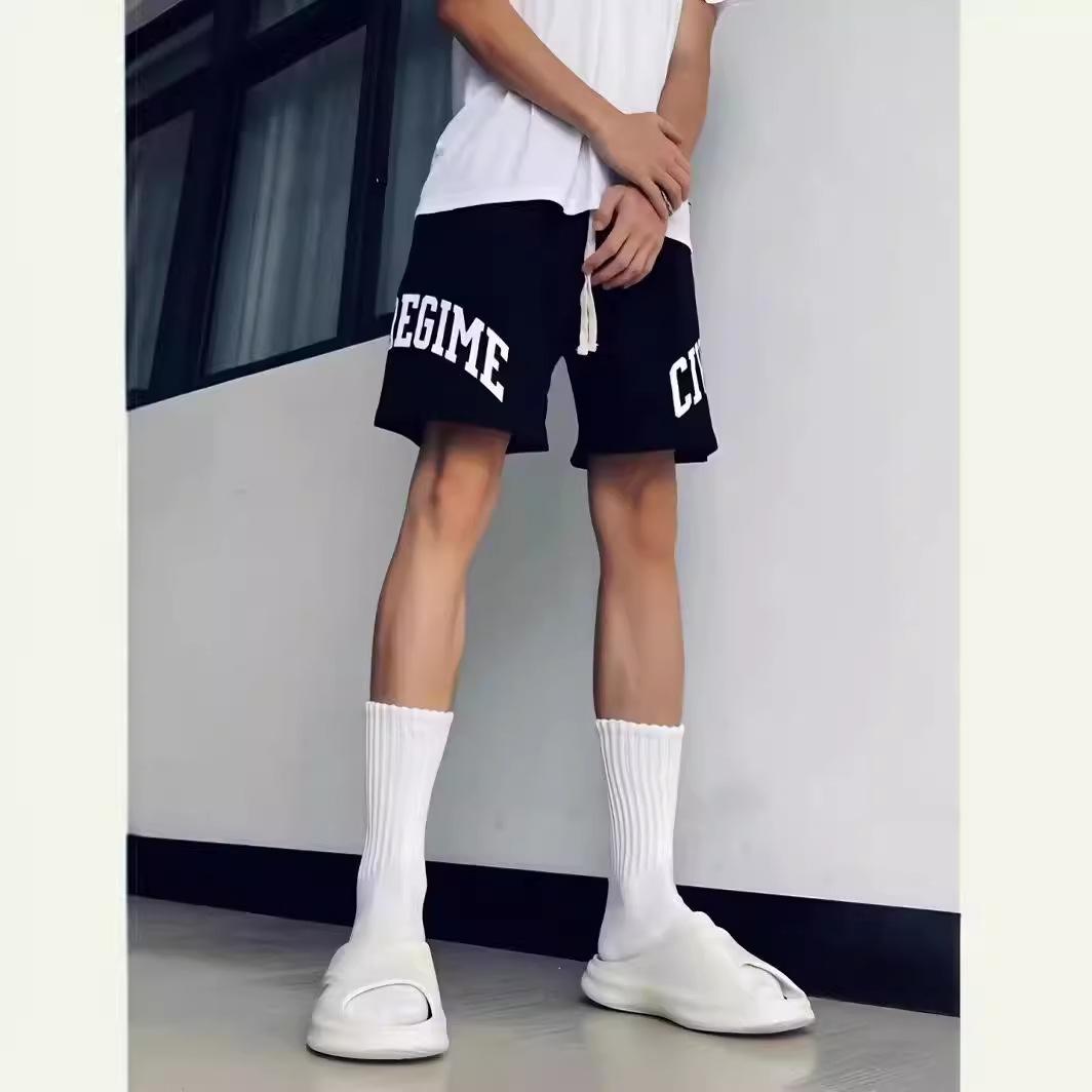 

Men s Retro Basketball Sports Shorts - Trendy Loose-Fit Summer Style L сірий колір
