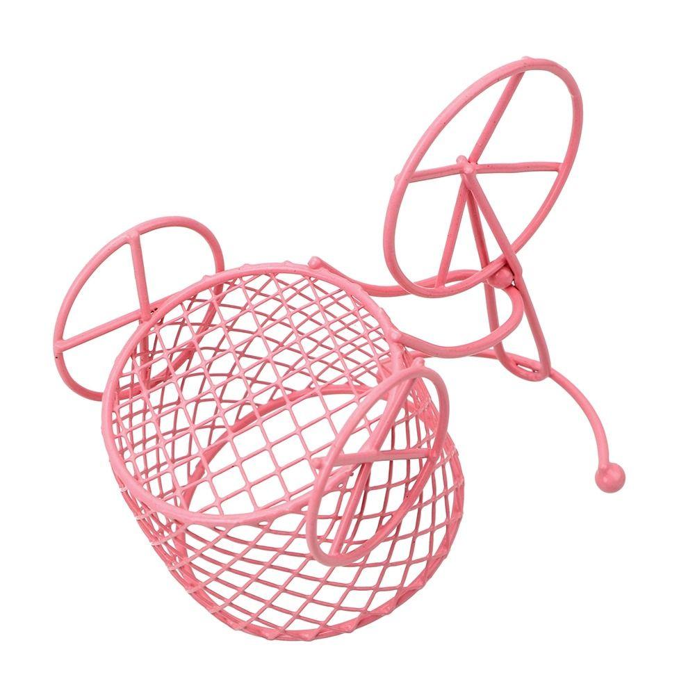 Tricycle Design Place Flowers Iron Art Candy Rack Tricycle Model Desktop Ornaments Jewelry Stand