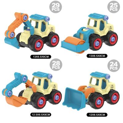 Mutter Demontage Laden Entladen Engineering LKW Bagger Bulldozer Schraube Kreatives Werkzeug Auto Kinder Puzzle Spielzeug 4 teile/satz