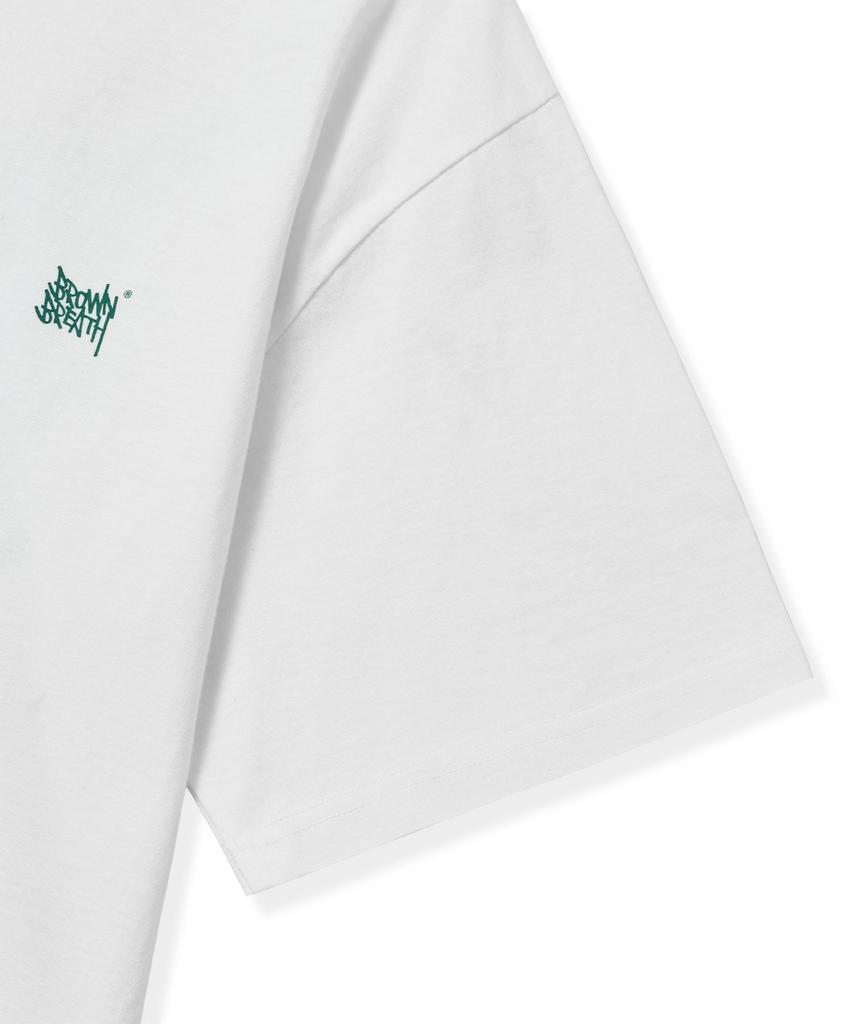 BROWNBREATH Tag Tee - Off White