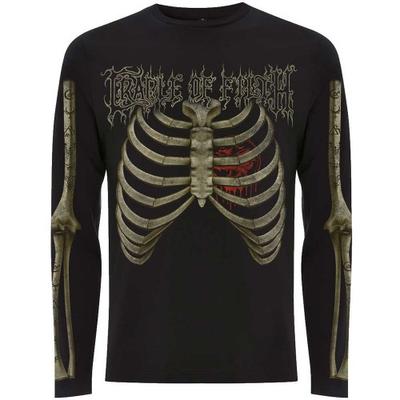 Cradle Of Filth Unisex Adult Skeleton Long-Sleeved T-Shirt