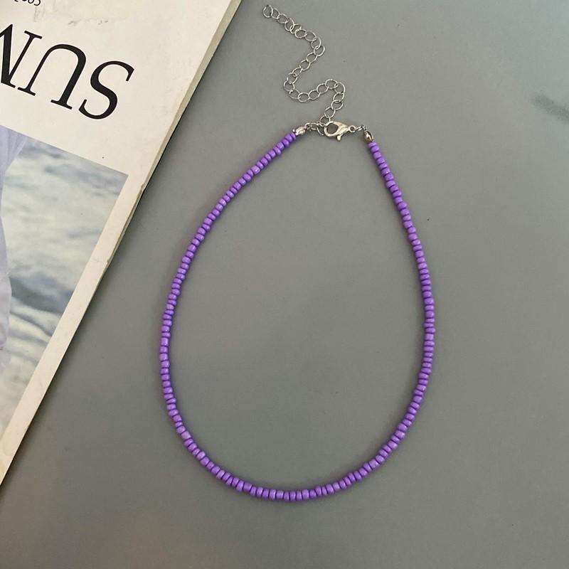 New Seed Beads Bohemia Choker Chain Fashion Charm Collar Colorful Handmade Colar Collar Necklace Jewelry Femme