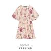 Kaslead New Women Clothes Western Style Fashion Simple Short Bubble Hem Dress 1289433