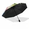 1pc Outdoor Umbrella with BT21 Characters - Automatic Opening/Closing, Portable 3-Fold Design, 8-Rib Iron Frame - Perfect Gift for Fans, Traveler
