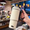 Large Capacity 316 Stainless Steel Insulated Cup with Straw and Portable Handle