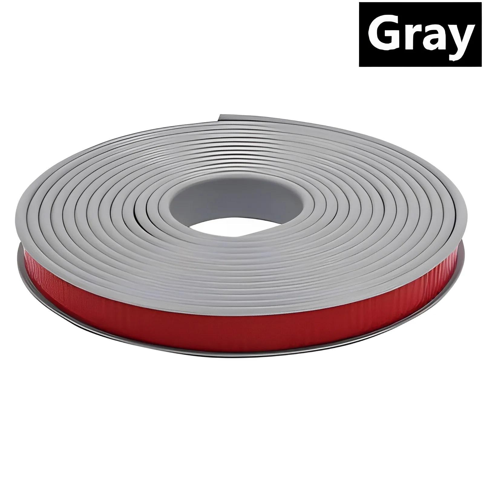 

1PC 5m/196.85inch Edge Banding Strip Furniture Board Cabinet Table Chair Protector Cover U-Shaped Silicone Rubber Strip