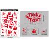 Halloween Shopping Mall Window Ghost Horror Sticker Explosion Halloween Party Decoration Blood Handprint Static Sticker