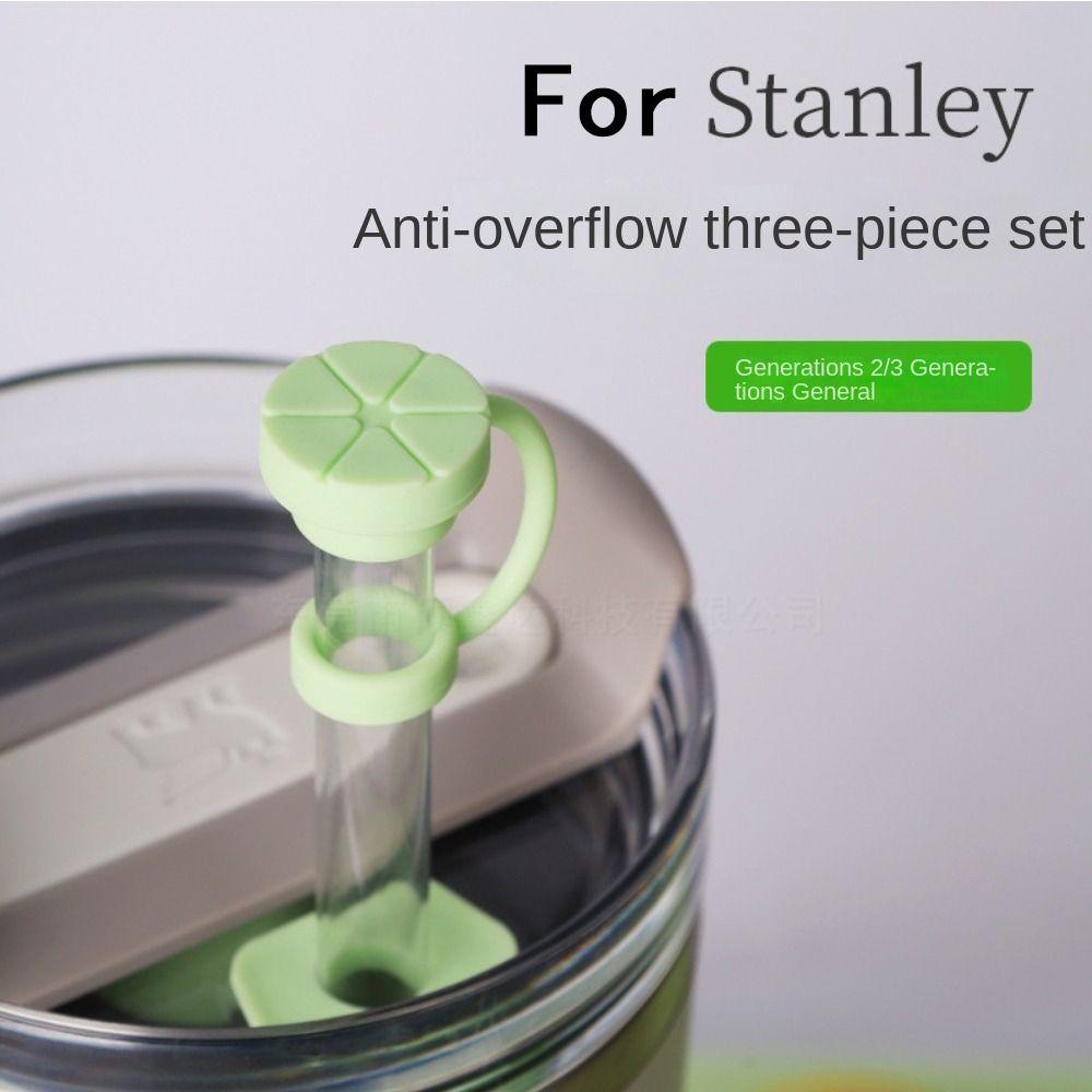 3Pcs/Set Dustproof Straw Cover Cap for Stanley Cup 20/30oz/40oz for Stanley Cup Accessories
