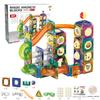 Color Diy Puzzle Assembly Magnetic Sheet, Pipe Building Block Slide Ball Children'S Toy Track Building Block