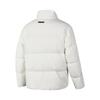 Skechers Sports Alliance Series FW24 Windproof Warm Stand Collar Long Sleeve Padded Jacket Unisex Jacket Cotton-Candy-White L424U109-0074
