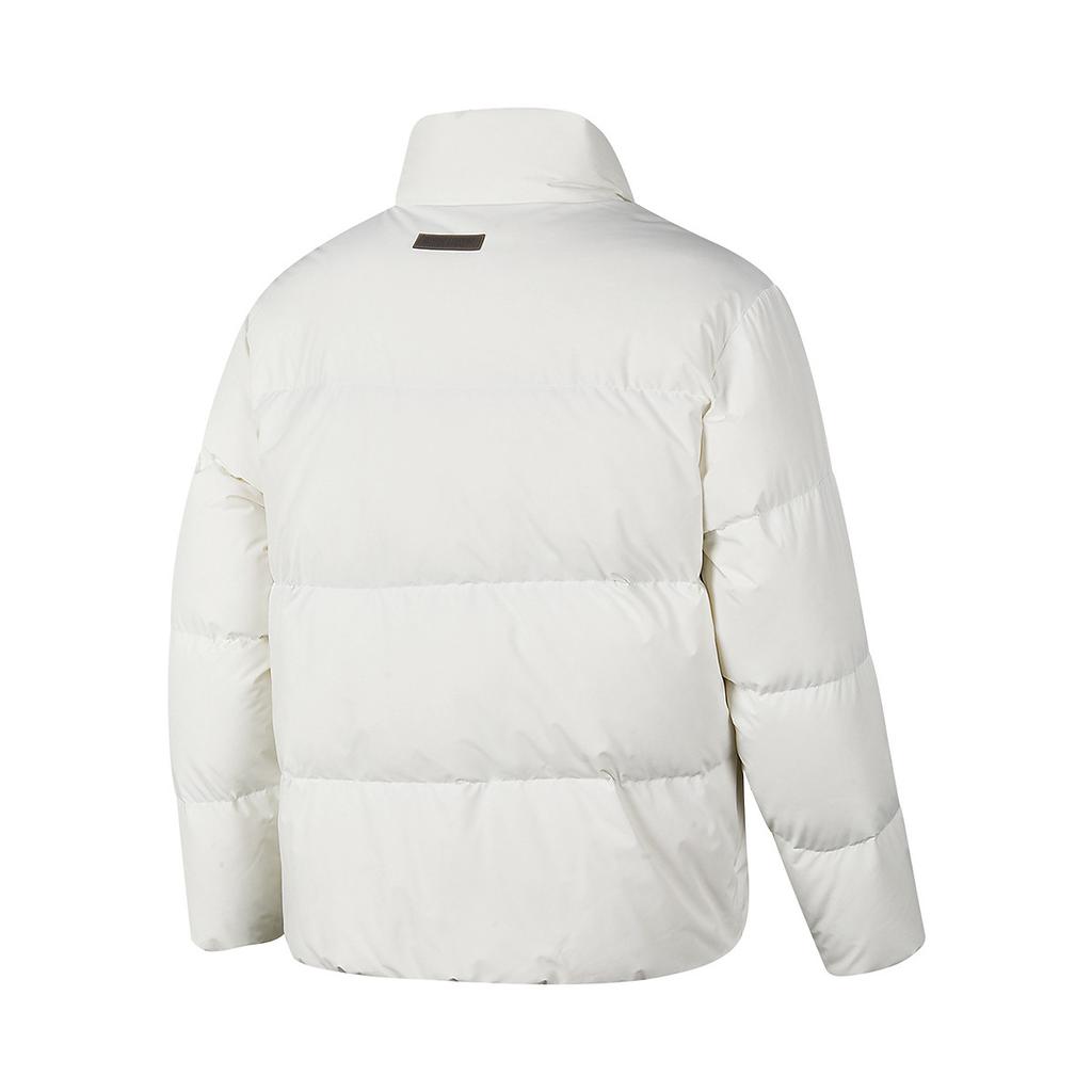 Skechers Sports Alliance Series FW24 Windproof Warm Stand Collar Long Sleeve Padded Jacket Unisex Jacket Cotton-Candy-White L424U109-0074