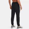 Under Armour Purple Logo Tapered Sweatpants Men Bottoms Black 1360731-003