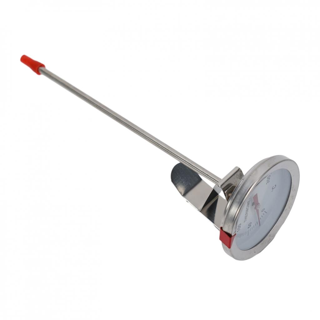 Food Frying With Clip Stainless Steel Deep Fryer Oil Temperature Gauge Replace
