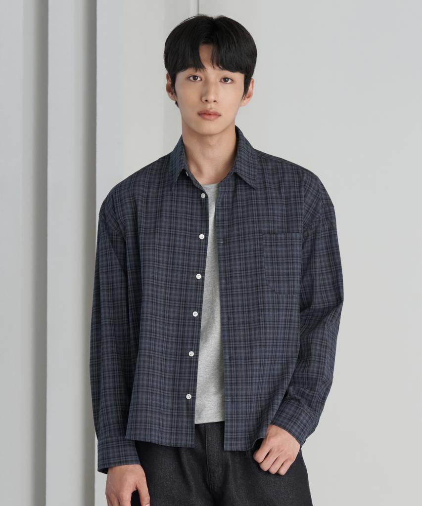 HYOJI 26 Fw Semi-Crop Check Shirt (4 Colors)