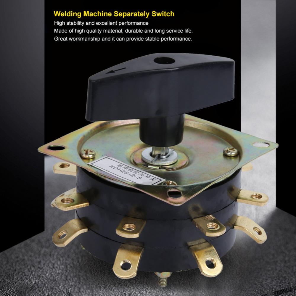 380V 25A Welding Machine Separately Switch 8 Digits Selector Switches  Old or Broken Switch