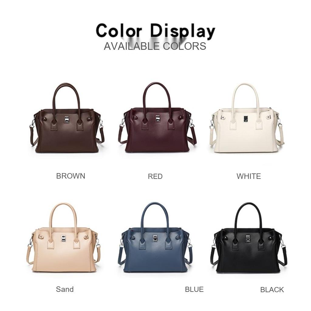 Xeie Thuk Shoulder Bag Women Faux leather Adjustable Strap Daily