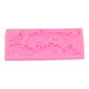 Embossed Silicone Mold Tree Leaf Pattern Chocolate Cake Mold for Home Kitchen BakeryPink