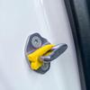 4Pcs Silicone Car Door Lock Sound Deadener Buffer Seal Shock Absorber Car Door Lock Protectors Soundproofing