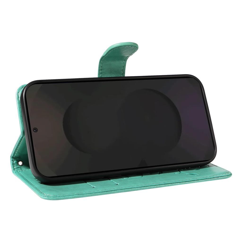 Pro Samsung Galaxy S25 FE Pouzdra z PU kůže Vzor květin Peněženka Stojánek Kryt na telefon s řemínkem