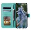 For Samsung Galaxy S24 Ultra Case PU Leather Mandala Flower Stand Cover with Strap