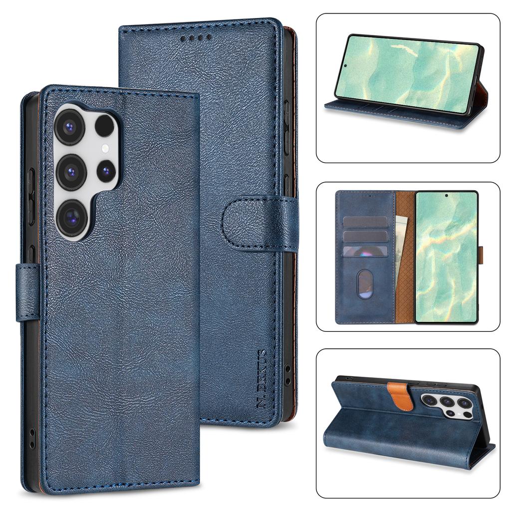 Business Luxury Flip Leather Magnetic Cards Solt Wallet Case For Samsung S26 Ultra S25 Plus S24 S23 A36 A56 Bag Pocket Cover