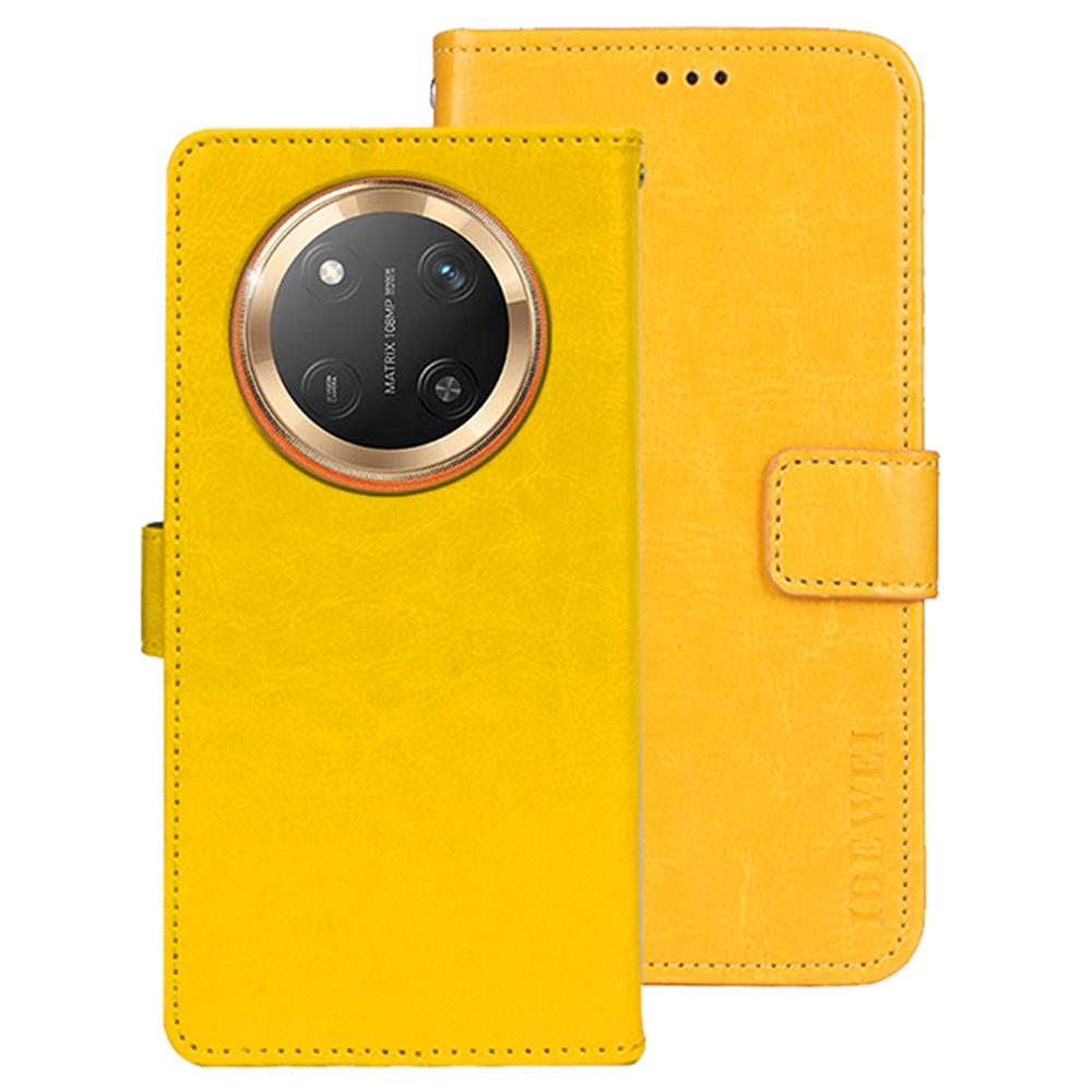 IDEWEI For Honor Magic7 Lite 5G/X9c 5G/X60 Pro 5G Stand Case Crazy Horse Texture Leather Phone Cover