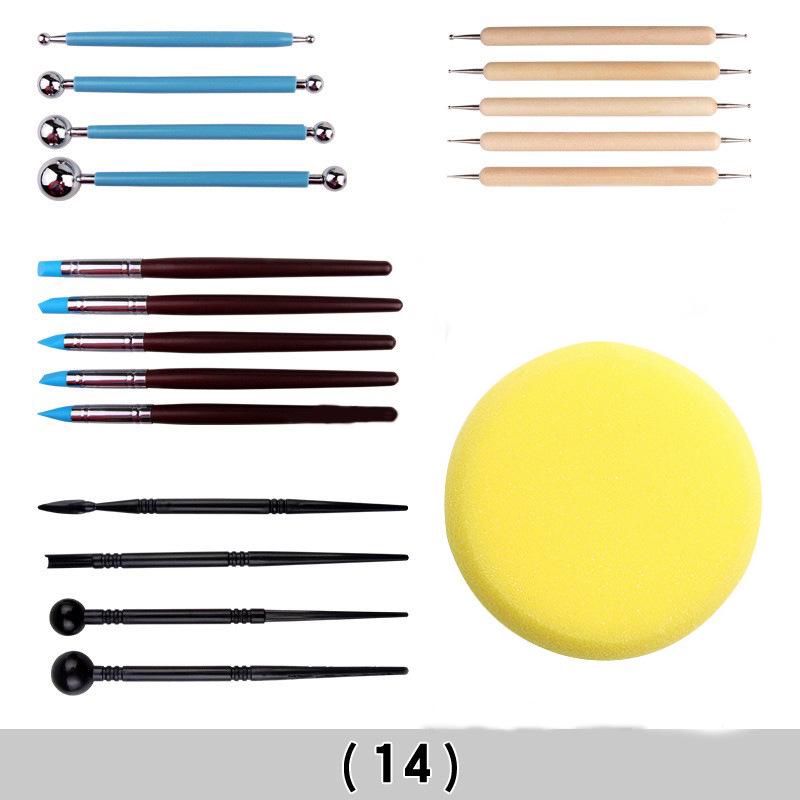 Cross-Border Polymer Clay Tool Set: Impression Remover, Carving Knife & Dotting Pen