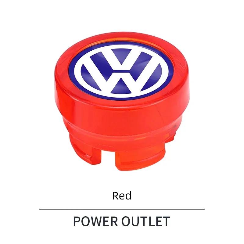 2026 Hot For Volkswagen VW Car Cigarette Lighter Cover DustProof Decoration Cap For Volkswagen GTI CC Tiguan Passat Golf Polo To