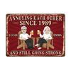 Funny Couple Sign - 3040 cm Decorative Wall Plaque for Home, Kitchen, Bedroom - Gift for Husband and Wife
