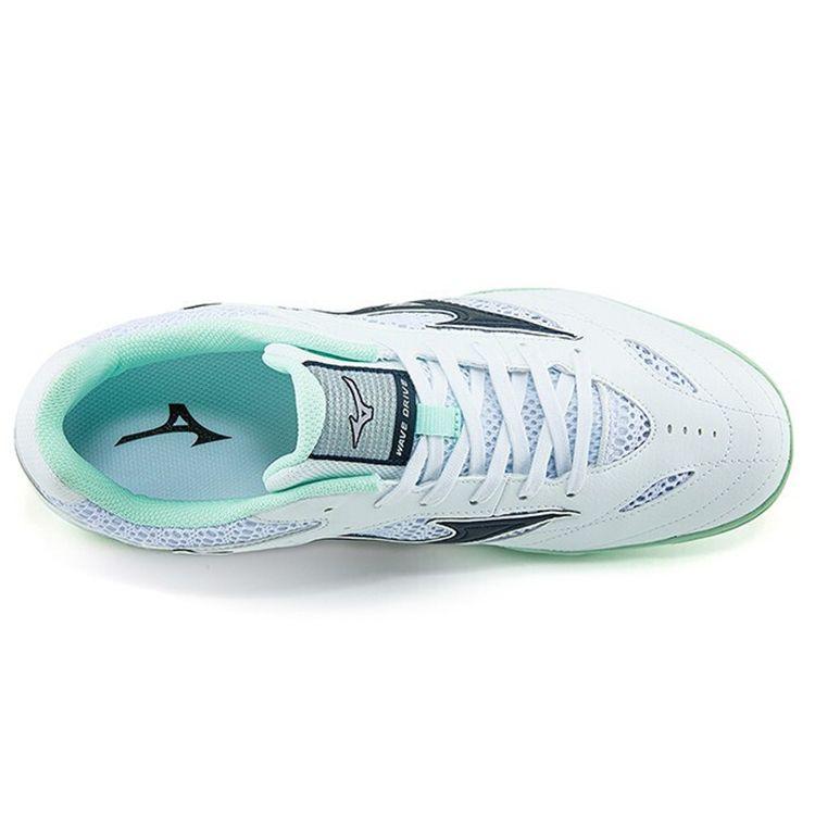 Mizuno Wave Drive 8 Low Top Table Tennis Shoes Men Shoes White Green 81GA170514
