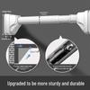 Gaobei No-Drill L-Shape Retractable Shower Curtain Rod