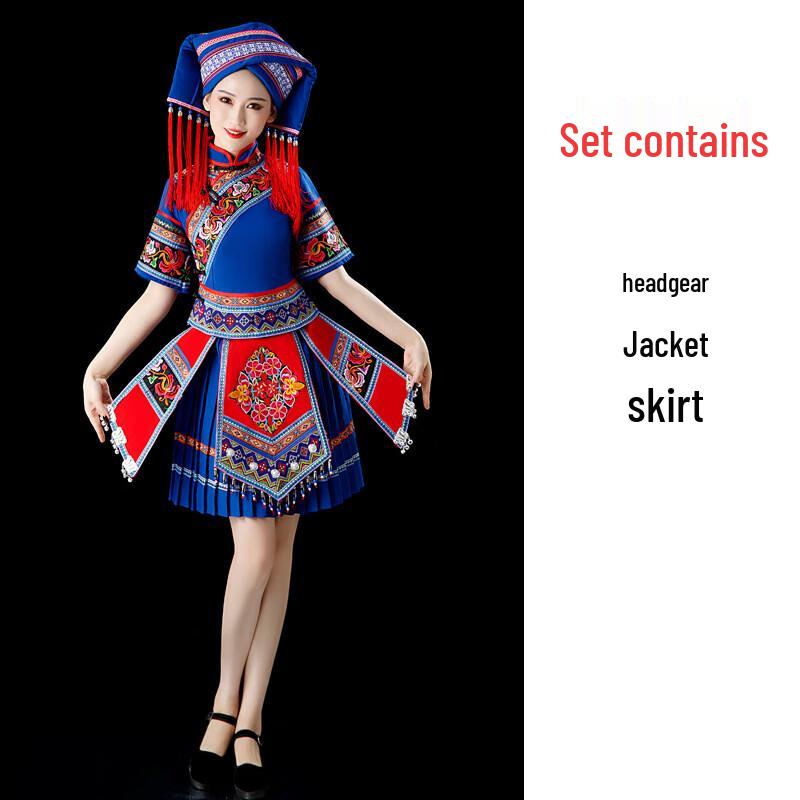 Women s Ethnic Minority Performance Dress 4XL