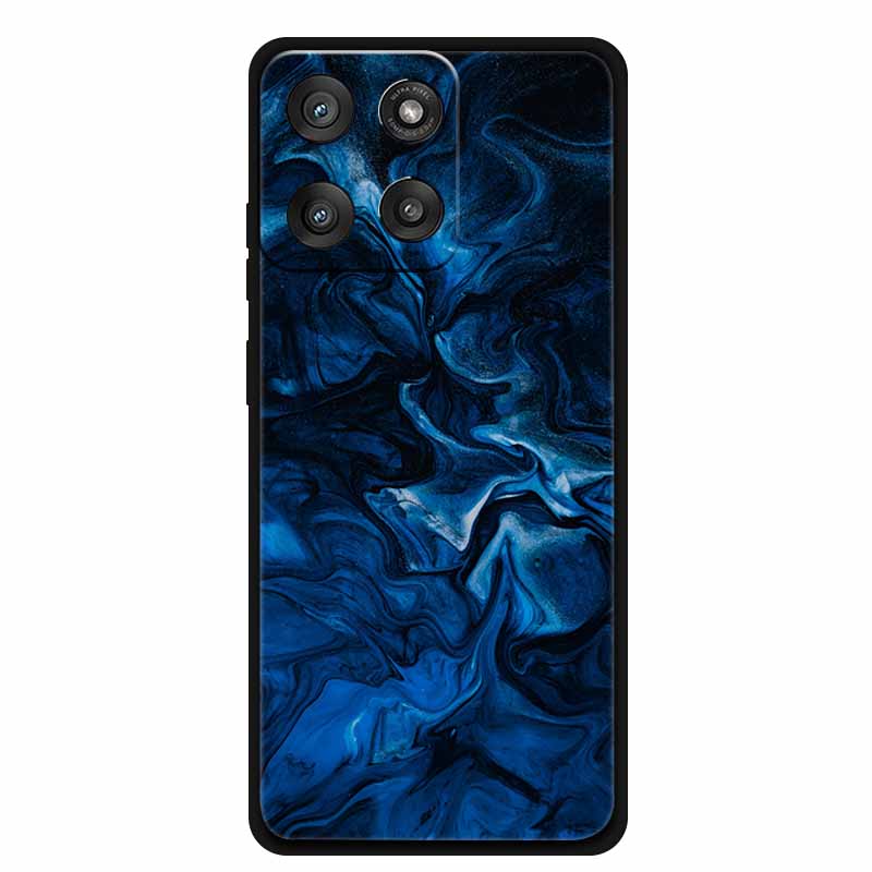 For Motorola Edge 60 Stylus Case Marble Painted Silicone Back Cover Case for Edge 60 Stylus Case Back Coque Edge 60 Stylus Cases