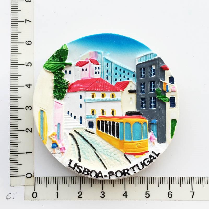 World Country Creative Fridge Magnet Souvenir Resin 3D Stickers Turkey Thailand Italy Netherland Belgium Refrigerator Magnets