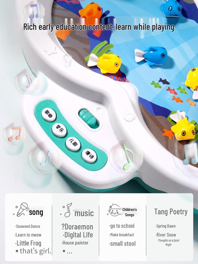 Magnetic Fishing Educational Toy for Children Ages 1-5