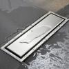 Quick Drainage Rectangular Floor Drain 304 Stainless Steel Deodorant Drainage  Kitchen