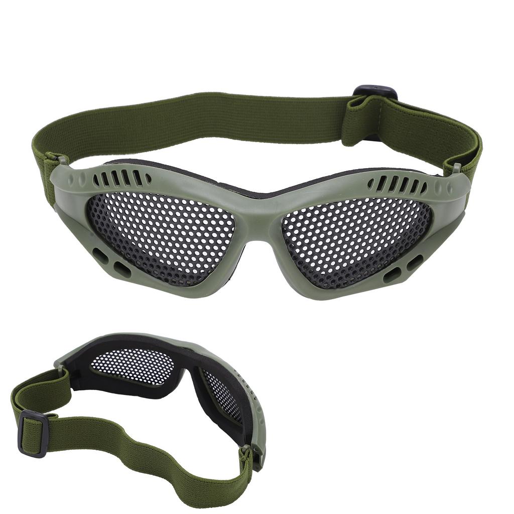 Mesh Safety Glasses Impact Resistant High Toughness Breathable Protective Goggles for Shooting Games Outdoor