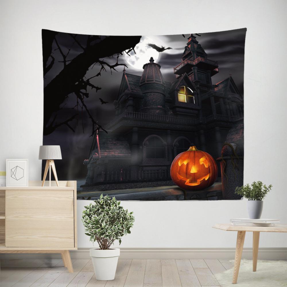 Украшение комнаты Картина Окно Пейзаж Гобелен Общежитие Ремонт Фоновая ткань Гостиная — фото 7