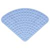 PVC Scalloped Bathtub Mat, Safety Shower with Drain Hole, Bathroom Mat, Creative Foot Mat, Easy to Clean, Washroom Mat