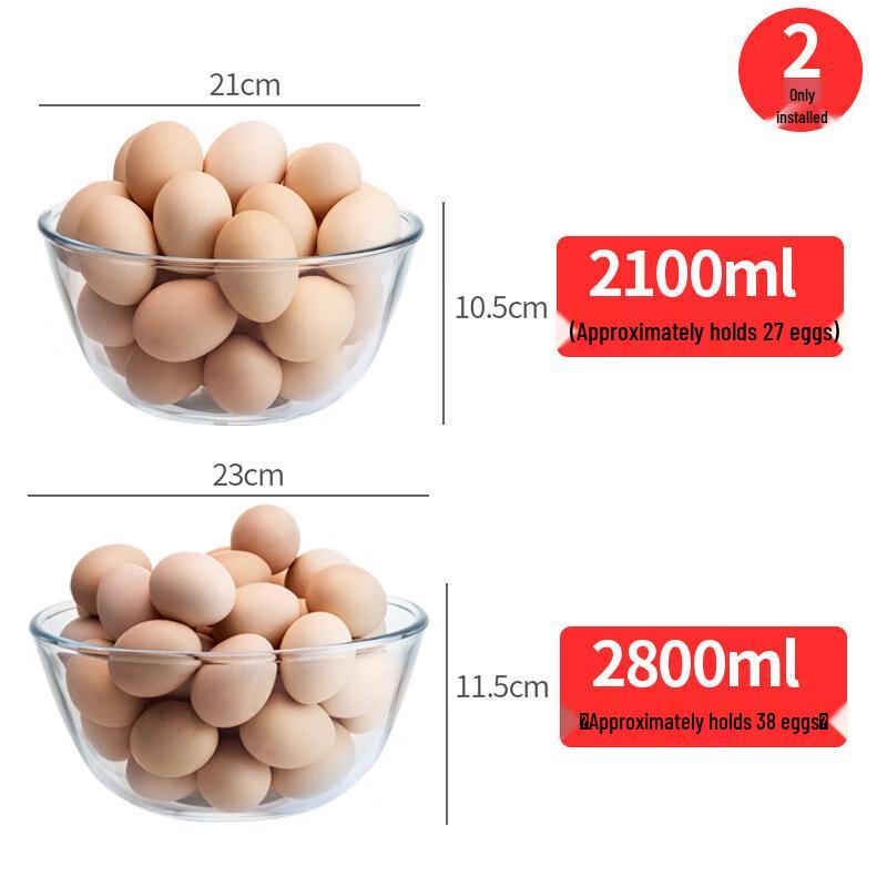 High-Temperature Resistant Glass Mixing Bowl