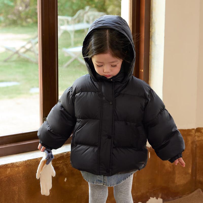 LUSON Baby Girls' 3-Proof Mid-length Down Coat