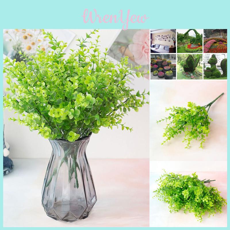 Lifelike Artificial Plants Indoor Outdoor Green Grass For Beautiful Garden Decor