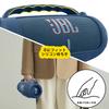 (Nur Fall) Tragbare Silikonhülle für JBL Charge 5 Bluetooth-Lautsprecher mit Schultergurt, Blau - co2CREA