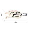 2pcs Crystal Rhinestone Traceless Hair Clip Dopamine Korean Wing Girls Hairpin Hair Accessories Acetate Cosmetic Clip Headwear